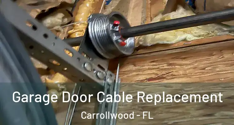  Garage Door Cable Replacement Carrollwood - FL