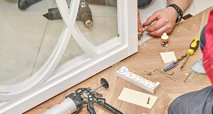Interior Patio Door Casing Repair in Carrollwood, FL