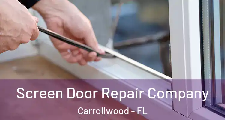  Screen Door Repair Company Carrollwood - FL